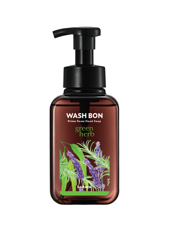 Wash Bon Prime Foam Hand Soap Green Herbs